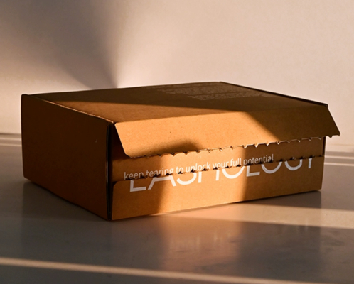 Good price Custom Tear Strip Corrugated Mailer Boxes Colorful Kraft Packaging for Clothing Cosmetics Shipping online
