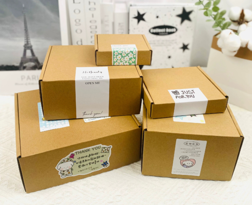 Good price Heavy Duty Kraft Square Mailer Boxes Rigid Tall Packaging For Gifts Shipping Corrugated Packaging online