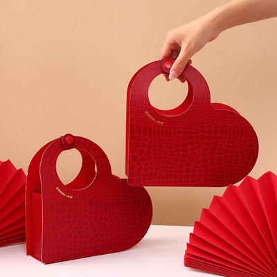 Good price Gift Box Valentine'S Day Heart-Shaped Gift Box Portable Wedding Souvenir Packaging Box Gift Box online