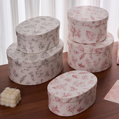 Good price Souvenir Gift Box Oval Box Baking Packaging Candy Tiramisu Packaging Box Party Event Gift Box online