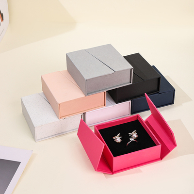 Buen precio Dual Magnetic Jewelry Box with PE Film Suspension for Necklaces en línea