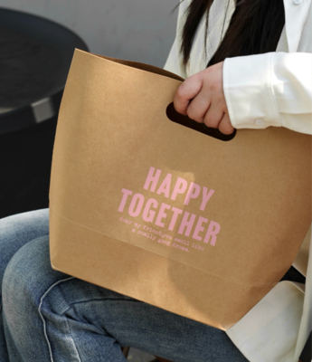 Bon prix Custom Printed Vintage Kraft Paper Gift Bag Eco Friendly Bulk en ligne