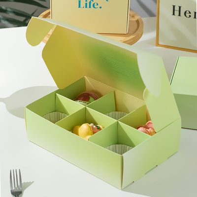 Custom Eco-Friendly Macaron Gift Box with Logo Printing